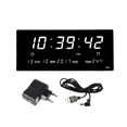 thumbnail image 3 of Reloj despertador de pared digital Números grandes Carga USB Calendario Pantalla Relojes de escritorio Reloj despertador para tienda Escuela Sala de Blanco, 3 of 9