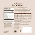 thumbnail image 2 of Monin - Sugar Free Dark Chocolate Sauce, Velvety and Rich, Great for Desserts, Coffee, and Snacks, Gluten-Free (12 Ounce), 2 of 8