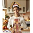 thumbnail image 3 of PMU Thanksgiving Turkey Headband w/Marabou and Turkey Apron Set Party Costume Accessories (2/Pkg) Pkg/1, 3 of 6