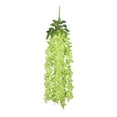 thumbnail image 2 of LShunze Artificial Wisteria Flowers 2.8 Feet White Artificial Fake Wisteria Vine Ratta Hanging Garland Silk Flowers String Home Party Wedding Decor, 2 of 8