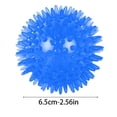 thumbnail image 2 of Squeaky Spiky Dog Ball Toy Floating Bouncy Dental Teeth Cleaning Chew Ball for Small Medium Dogs Interactive Play Ball Toy,1pack,Blue, 2 of 4