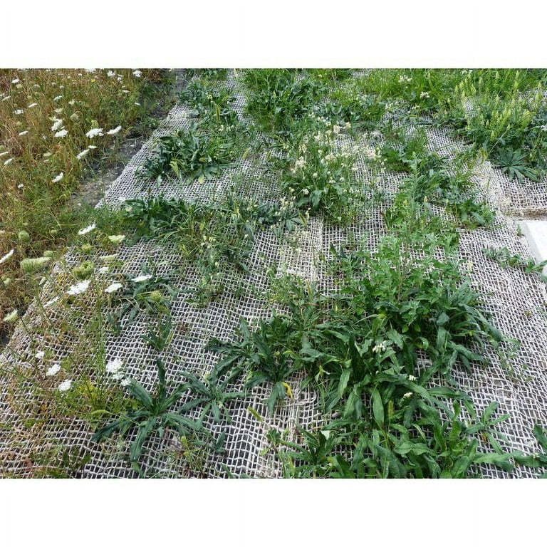 Farm Plastic Supply - Jute Erosion Control Cloth - 4' x 225' - Soil Saver Mesh Blanket, Erosion Control Jute Netting, Jute Netting, Erosion Control