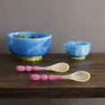 thumbnail image 4 of Beatriz Ball Resin Rio Bubble Salad Servers (Rojo) - Servidores Artesanales Elegantes, Ligeros Y Únicos, Vertidos A Mano, 4 of 5