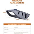 thumbnail image 2 of Professional Manual Knife Sharpener Tool 5 Angle Adjusted Guides with 3 Stage Knife Sharpening for Most Kitchen Chefs/Serrated/Bread/Pocket/Hunting Knives, Scissors, 2 of 8