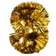 thumbnail image 4 of Pompones de animadoras para el espíritu deportivo y el baile aeróbico Golden Glamour, 4 of 8