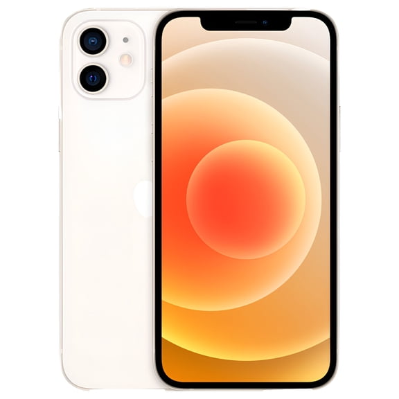 Restored CDMA, Apple, VIPRB-MGH73LL/A - TF, Cell Phones, iPhone 12 64GB LTE Cellular Smart Phone, White/6.06 in