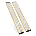 thumbnail image 1 of QinaQin Aluminum Shed Ramps 2 Pack, 5 Ft Lightweight Loading Ramps with 880 Lb Capacity for Mowers, ATVs and Trailers, 1 of 6