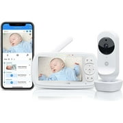MOTOROLA EASE 44 CONNECT Video Baby Monitor - Remote Night Vision and Lullabies