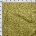 thumbnail image 4 of oneOone Cotton Silk Olive Green Fabric Leaves Fabric For Sewing Printed Craft Fabric By The Yard 42 Inch Wide, 4 of 6
