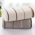 thumbnail image 1 of Juego de toallas de 2 piezas, toallas absorbentes suaves para baño Macarena Toallas de algodón espesadas, 1 of 4