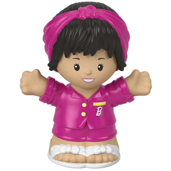 Replacement Part for Fisher-Price Little People Sleepover Fun Playset - HGP68 ~ Inspired by Barbie You Can Be Anything Dollhouse Series ~ Asian American Girl in Pink Pajamas