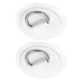 thumbnail image 3 of D-Ring Pad, 2pcs Deck Accessories PVC D Patch Long Service Life Reusable  for PVC Inflatable Boat Kayak Canoe for Roof Racks Trailers Ground Sheets Yellow,Blue,Red,Emerald, 3 of 7