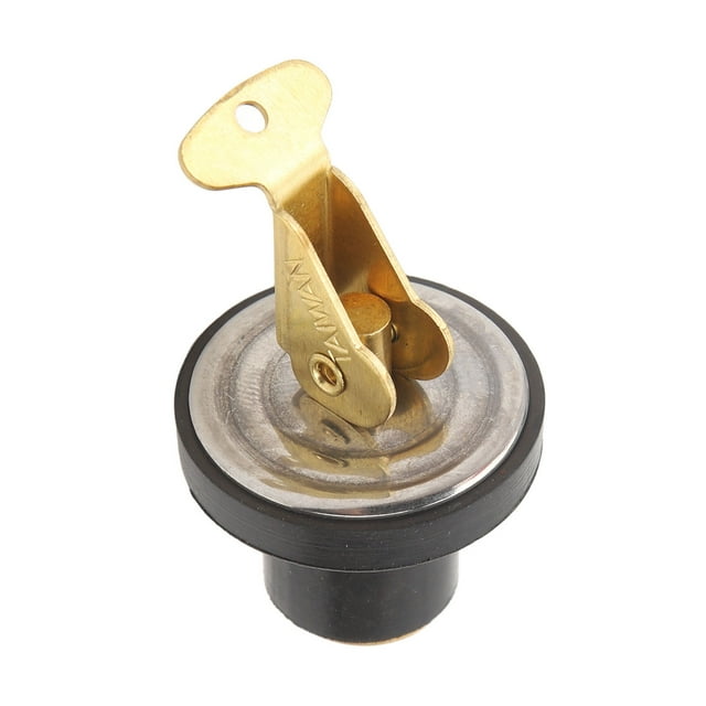 Strong Sealing Brass Drain Plug for Boat Marine Sinks, Beams, Baitwells Rugged, Rustproof, Durable Construction, Easy to Use