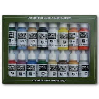 Paint: Vallejo - Paint Sets Set: Wood and Leather (8)
