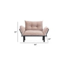 thumbnail image 4 of Beige Futon, 24" Product Width | Great for Balconies, Compact Size, 4 of 4