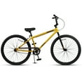 thumbnail image 5 of cubsala 24 Inch BMX Race Bike Trident Bicycles Beginner-Level to Advanced Riders with 2 Pegs Trick Cycling and Professional Riding, Golden, 5 of 10