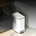 thumbnail image 1 of Tbest Stainless Steel Material Step Trash Can, Garbage Can, For Office For Bedroom, 1 of 8