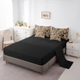 thumbnail image 5 of Manfei Fishing Hunting 7pcs Bedding Comforter Set,Abstract Camouflage Queen Bedding Sets Super Cozy,Brown Green Queen Sheet Sets,Microfiber Teens Bedroom Decor,Reversible, 5 of 8