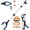 60"siliverblue, variant on 75/60/48 Inch Extra Long Grabber Reacher Tool, Easy Foldable Reacher Grabber, Dual Magnetic Tip Pickup Tool Trash Picker, Strong Grip Aid for Upper Shelves, Elderly, Surgery Recovery Must Have
