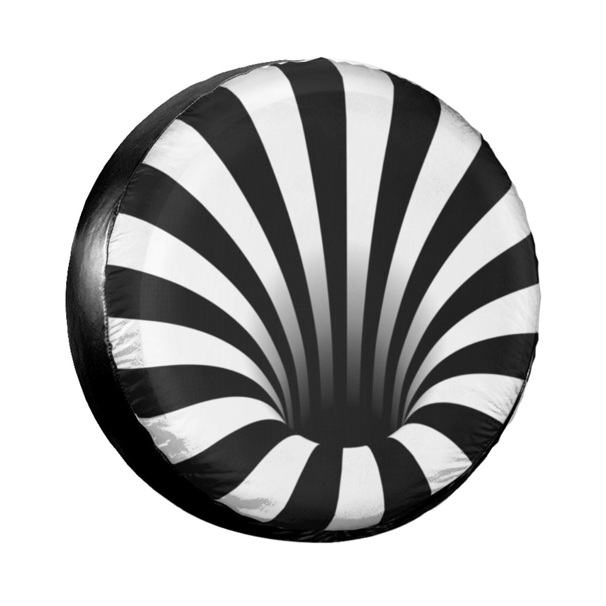 Optical Illusion Highway Road Lines Spare Tire Cover for Jeep Pajero