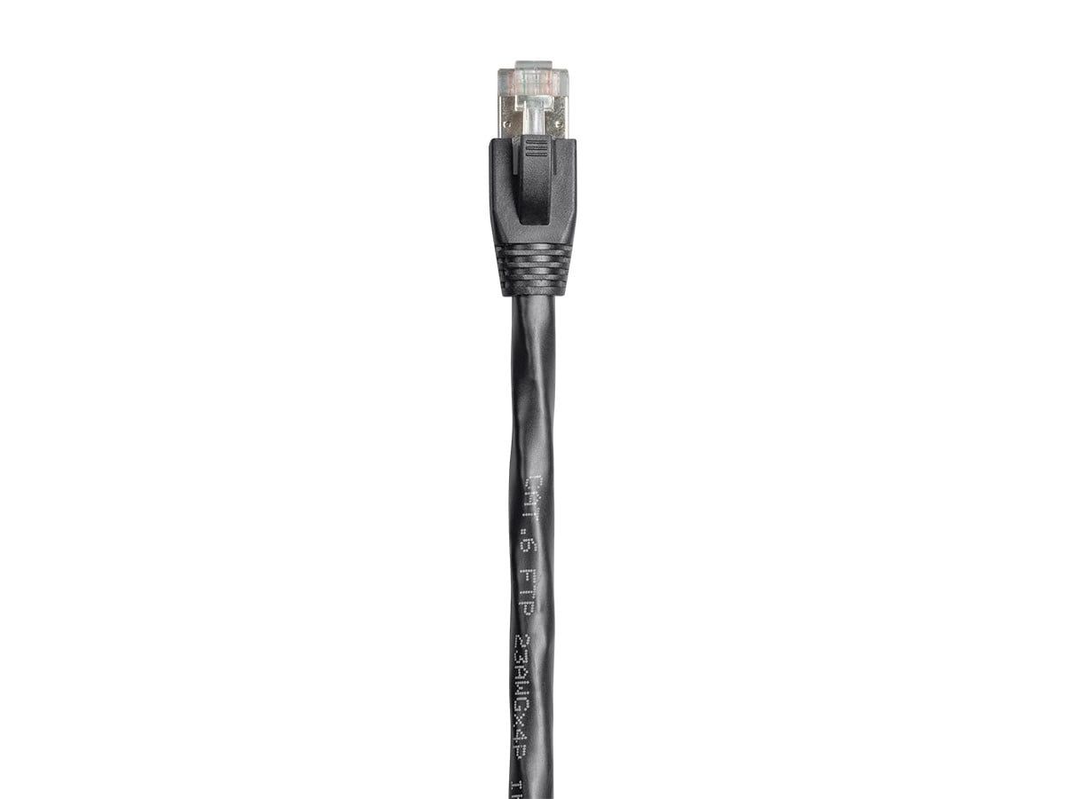 Monoprice Cat6 Ethernet Network Patch Cable - 50 feet - Black | 23AWG, F/UTP, CMP, Plenum rated - Entegrade Series