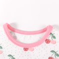 thumbnail image 4 of WIBACKER 2-7 Years Toddler and Little Girls' Long Sleeve Pajamas Set Cotton Top and Pants 2 Piece Sleepwear Pjs - Cherry, 4 of 12