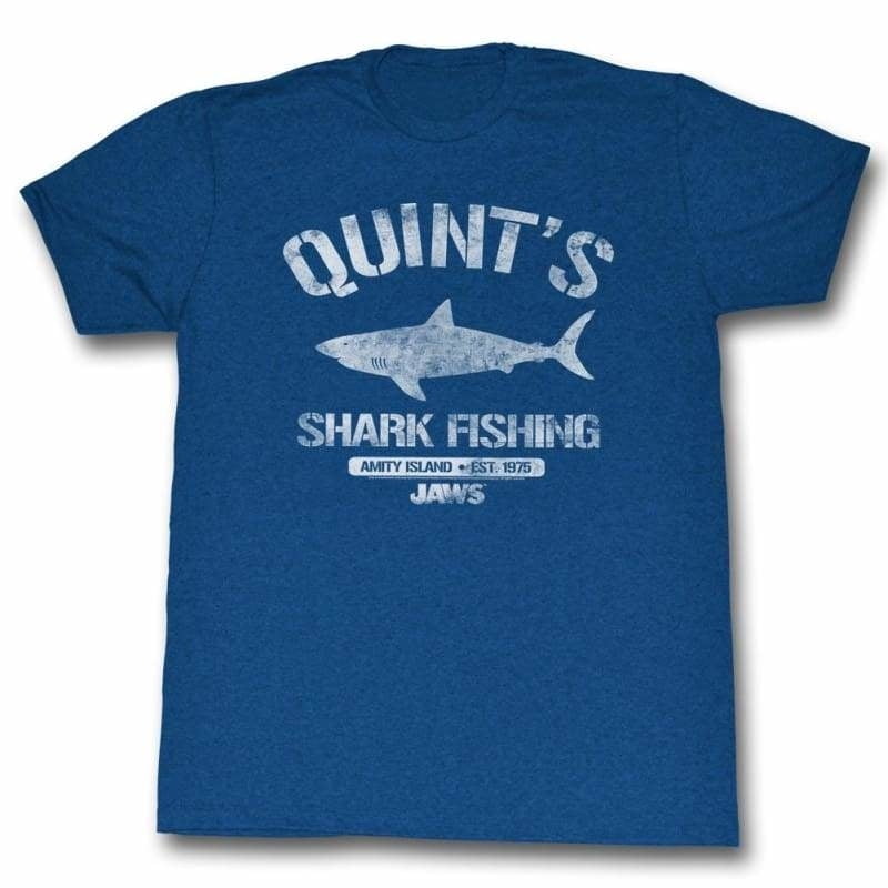 Jaws Floral Shark Adult T Shirt Great Classic Movie