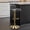 gold, variant on LessMore Bar Stools Set of 2, Acrylic Bar Stools with Mid Back, Transparent Adjustable Swivel Bar Stools