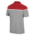 thumbnail image 3 of Men's Colosseum Heather Gray Alabama Crimson Tide Chamberlain Polo, 3 of 3