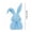 Blue, variant on Easter Blue Flocked Bunny Bust Tabletop Decoration, Decorative Flocked Foam Bunny Figurine Statue, for Desktop Decor Home Decor
