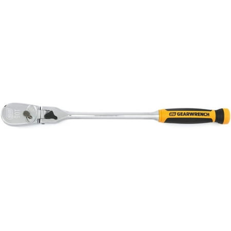 

Gearwrench 81371T 1/2 Drive 90 Tooth Cushion 17 Locking Flex Head Teardrop