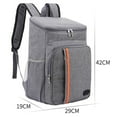 thumbnail image 3 of Thermal Backpack Multiple Pockets Large Capacity Leakproof Waterproof Oxford Cloth Storage Bag Portable Outdoor Camping Picnic Cooler Insulation Bag Picnic Equipment, 3 of 12