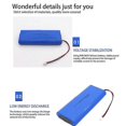thumbnail image 3 of 11.1v 6400mah Rechargeable Li-ion Battery Pack 3s2p Design With Xh2.54 Plug For Led Lights Jy, 3 of 4