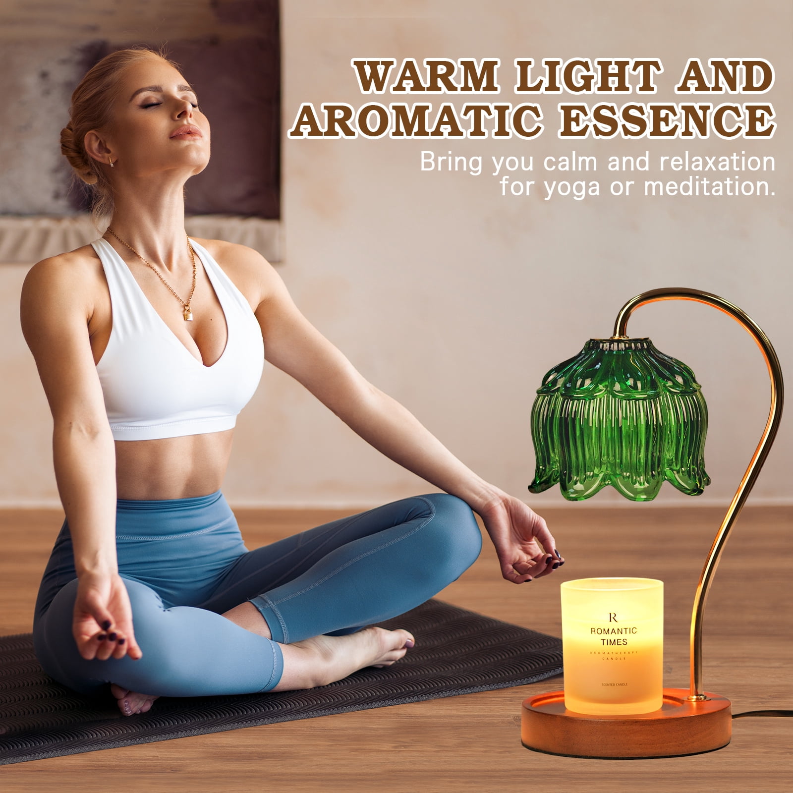 Funistree Candle Warmer Lamp with Timer, Wax Melter for Jar Candles, Wax Warmer for Women Mom, House Warming Christmas Home Decor