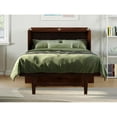 thumbnail image 3 of HomeStock Sophisticated Simplicity S Full Size Adjustable Height Murphy Wood Material Bed Desk With Mattress And Built In Charging In Walnut - 74.75"L x 55.13"W x 43"H, 3 of 10