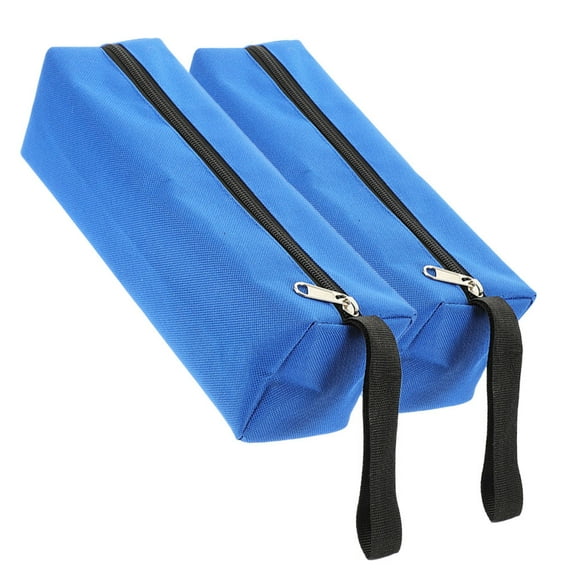 Masteelf 2-Pack Heavy Duty Small Tool Pouches with Zipper, Bags for Storage and Organization