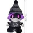 thumbnail image 3 of Peluche Serial V, Uzi Portero Muñeca De Peluche, Serial N - Almohada Suave De jes，Muñeco De Peluche Mur-der Drones Series Peluches Toy-Hit SciFi Comedia Animación Role Uzi Black Crow,(A), 3 of 3