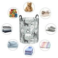 thumbnail image 6 of Fotbe African Animals Laundry Basket with Handles, Waterproof Large Laundry Hamper, Wash Bag for Corner Dorm, Rolling Laundry Basket with Handles-Small, 6 of 8
