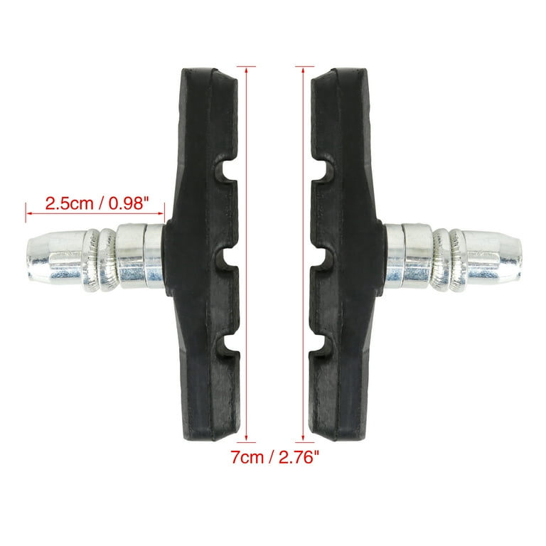 Lot de 4 plaquettes de frein pour vélo de montagne et de route