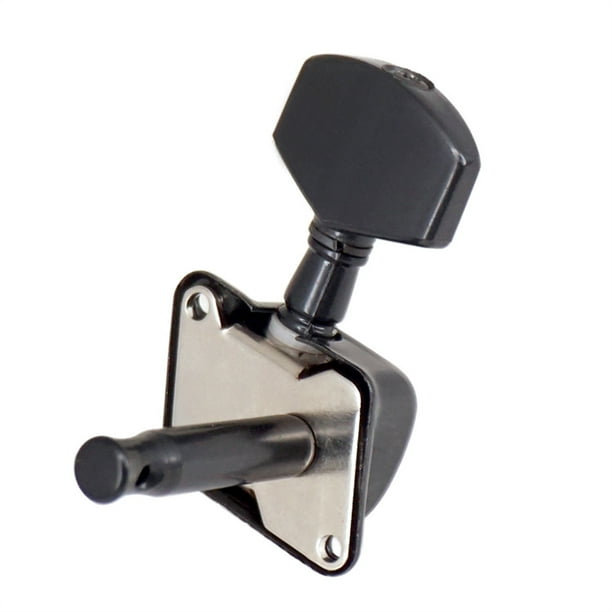 Clavijas de afinación Moyic 6 piezas componente negro sintonizador perillas teclas botones