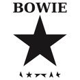 thumbnail image 2 of David Bowie Blackstar Album Cover Art Men's White T-shirt - 4XLB, 2 of 3