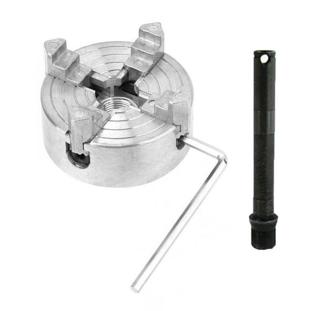 4 Jaw Lathe Chuck with Connecting Rod Self Centering Lathe Chuck Clamp