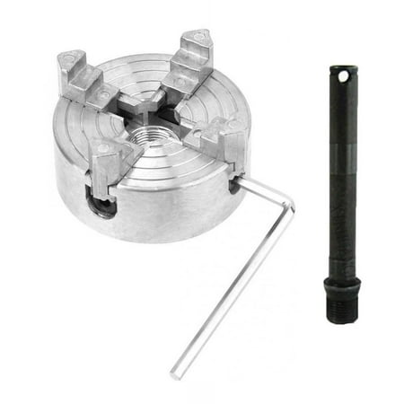 

Zinc Alloy 4 Jaw Chuck Woodworking Turning Tools for Woodworking Grinding Machines Milling Machines Wood Turning Chuck Drilling Tool