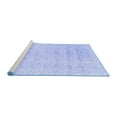 thumbnail image 2 of Ahgly Company Machine Washable Indoor Square Persian Blue Traditional Area Rugs, 6' Square, 2 of 4