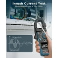 thumbnail image 4 of Clamp Meter DURFICST Digital Inrush Clamp Multimeter AC/DC 1000A 6000 Counts Amp Voltage Tester with VFD, LOZ Mode,Measures AC/DC Current Voltage NCV Temperature Resistance Capacitance Frequency, 4 of 7