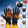 thumbnail image 1 of Xihbxyly Guantes Cálidos de Invierno, Compatibles con Pantalla Táctil, Agarre Antideslizante, Forro Polar Térmico, Imprescindibles para Deportes Al Aire Libre, para Correr, Esquiar y Escalar, Tallas, 1 of 2