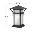 thumbnail image 2 of 2576SK Hinkley Lighting Harbor - 1 Light Large Outdoor Pier Mount Lantern in Transitional-Craftsman-Coastal Style - 11 Inches Wide by 17 Inches, 2 of 5