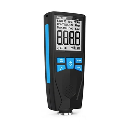 

Thickness Guage LCD Display FeNFe Automobile Car Paint Coating Thickness Tester ummil Unit Switchable Film Thickness Meter with Alarm Function