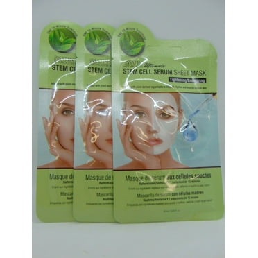 (Pack of 3) Satin Smooth STEM CELL SERUM Sheet Mask