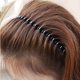 thumbnail image 4 of Banda para el cabello de metal YONGSHENG Unisex Negro Ondulado Primavera Deportes al aire libre, 4 of 5